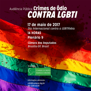 Audiência dia 17 na Câmara dos Deputados a tarde